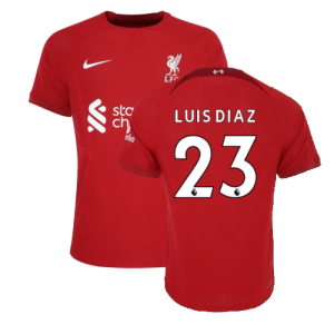 2022-2023 Liverpool Vapor Home Shirt (LUIS DIAZ 23)