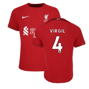 2022-2023 Liverpool Vapor Home Shirt (VIRGIL 4)
