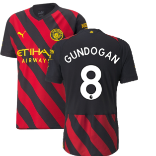 2022-2023 Man City Authentic Away Shirt (GUNDOGAN 8)