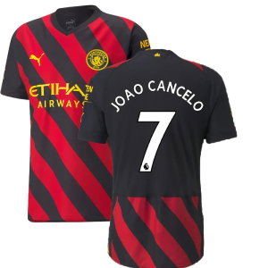2022-2023 Man City Authentic Away Shirt (JOAO CANCELO 7)