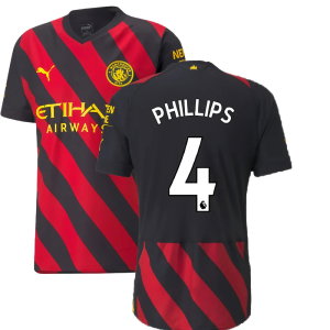 2022-2023 Man City Authentic Away Shirt (PHILLIPS 4)
