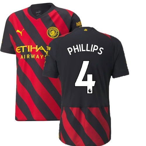 2022-2023 Man City Authentic Away Shirt (PHILLIPS 4)