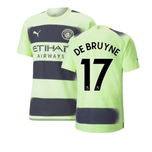 2022-2023 Man City Authentic Third Shirt (DE BRUYNE 17)