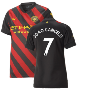 2022-2023 Man City Away Shirt (Ladies) (JOAO CANCELO 7)