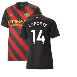 2022-2023 Man City Away Shirt (Ladies) (LAPORTE 14)