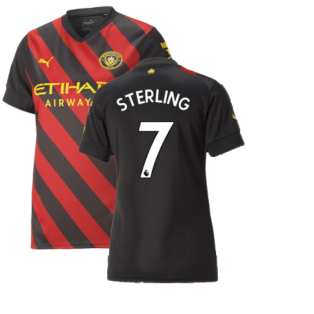 2022-2023 Man City Away Shirt (Ladies) (STERLING 7)