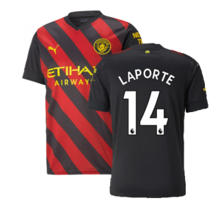 2022-2023 Man City Away Shirt (LAPORTE 14)