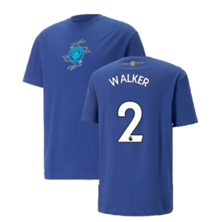 2022-2023 Man City Chinese New Year Graphic Tee (Blue) (Walker 2)