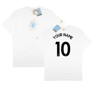 2022-2023 Man City Chinese New Year Tee (White) (Your Name)