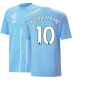 2022-2023 Man City FtblCulture Tee (Blue) (Your Name)