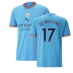 2022-2023 Man City Home Shirt (DE BRUYNE 17)