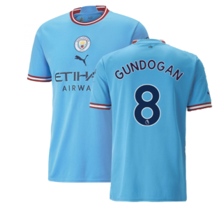 2022-2023 Man City Home Shirt (GUNDOGAN 8)