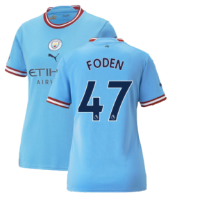 2022-2023 Man City Home Shirt (Ladies) (FODEN 47)