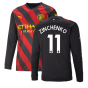 2022-2023 Man City Long Sleeve Away Shirt (ZINCHENKO 11)