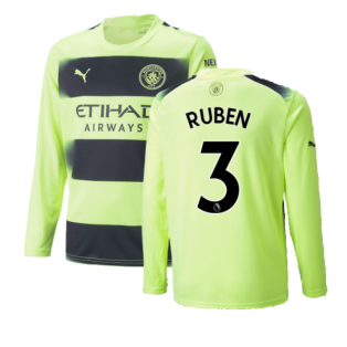2022-2023 Man City Long Sleeve Third Shirt (RUBEN 3)
