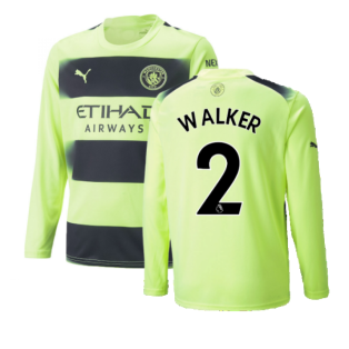 2022-2023 Man City Long Sleeve Third Shirt (WALKER 2)