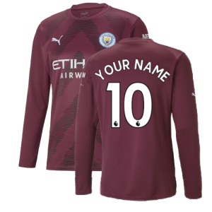 2022-2023 Man City LS Goalkeeper Shirt (Grape Wine)