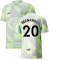 2022-2023 Man City Pre-Match Jersey (Grey Violet) (BERNARDO 20)
