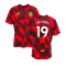 2022-2023 Man City Pre-Match Jersey (Tango Red) (J ALVAREZ 19)