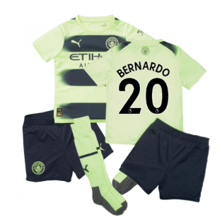 2022-2023 Man City Third Mini Kit (BERNARDO 20)