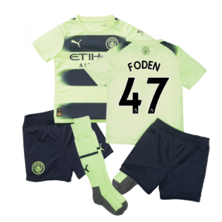 2022-2023 Man City Third Mini Kit (FODEN 47)