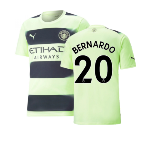2022-2023 Man City Third Shirt (BERNARDO 20)
