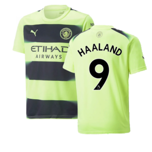 2022-2023 Man City Third Shirt (Kids) (HAALAND 9)