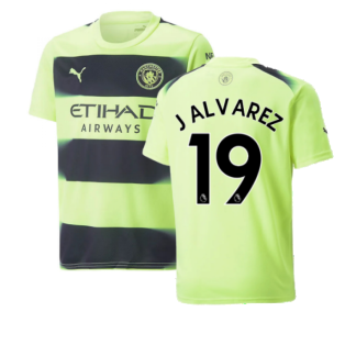 2022-2023 Man City Third Shirt (Kids) (J ALVAREZ 19)