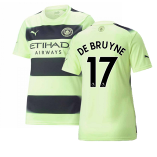 2022-2023 Man City Third Shirt (Ladies) (DE BRUYNE 17)