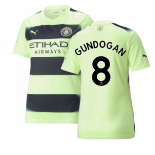 2022-2023 Man City Third Shirt (Ladies) (GUNDOGAN 8)