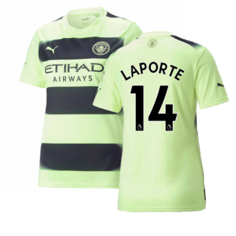 2022-2023 Man City Third Shirt (Ladies) (LAPORTE 14)