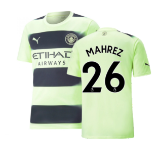 2022-2023 Man City Third Shirt (MAHREZ 26)