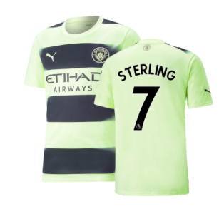 2022-2023 Man City Third Shirt (STERLING 7)