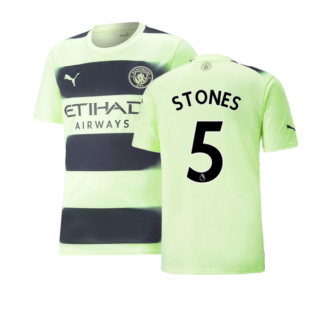2022-2023 Man City Third Shirt (STONES 5)