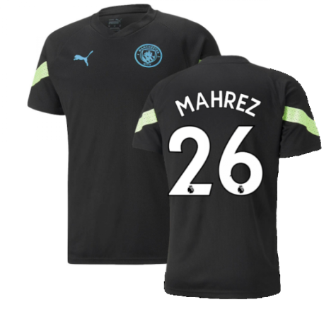 2022-2023 Man City Training Jersey (Black) (MAHREZ 26)