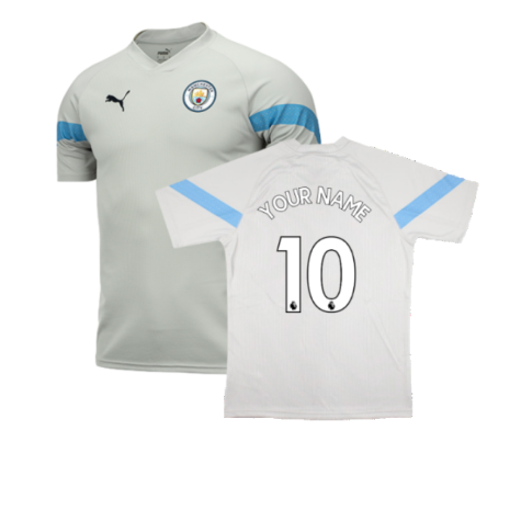 2022-2023 Man City Training Jersey (Grey Violet) (Your Name)