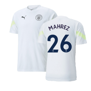 2022-2023 Man City Training Jersey (White) (MAHREZ 26)