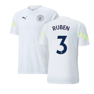 2022-2023 Man City Training Jersey (White) (RUBEN 3)