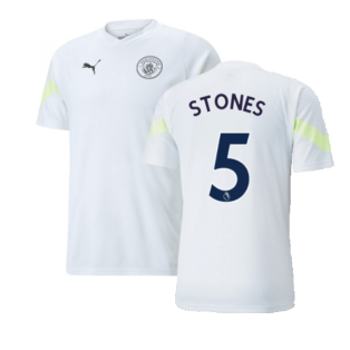 2022-2023 Man City Training Jersey (White) (STONES 5)