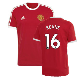 2022-2023 Man Utd 3S DNA Tee (Red) (KEANE 16)