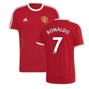 2022-2023 Man Utd 3S DNA Tee (Red) (RONALDO 7)