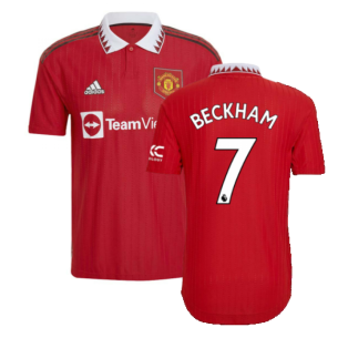 2022-2023 Man Utd Authentic Home Shirt (BECKHAM 7)