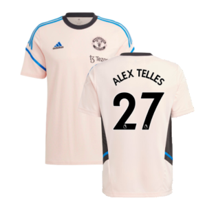 2022-2023 Man Utd Convido 22 Training Tee (Pink) (ALEX TELLES 27)