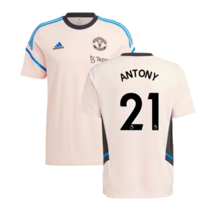 2022-2023 Man Utd Convido 22 Training Tee (Pink) (ANTONY 21)