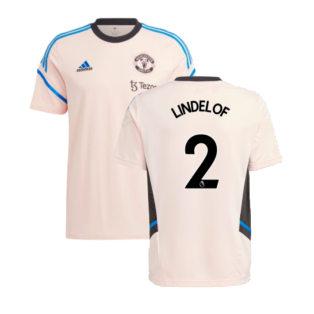 2022-2023 Man Utd Convido 22 Training Tee (Pink) (LINDELOF 2)