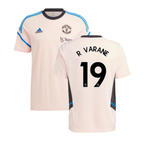 2022-2023 Man Utd Convido 22 Training Tee (Pink) (R VARANE 19)