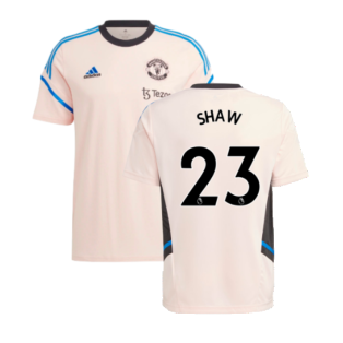 2022-2023 Man Utd Convido 22 Training Tee (Pink) (SHAW 23)