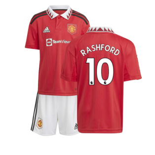 2022-2023 Man Utd Home Mini Kit (RASHFORD 10)