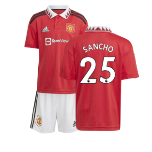 2022-2023 Man Utd Home Mini Kit (SANCHO 25)