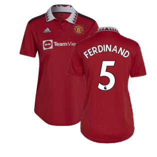 2022-2023 Man Utd Home Shirt (Ladies) (FERDINAND 5)